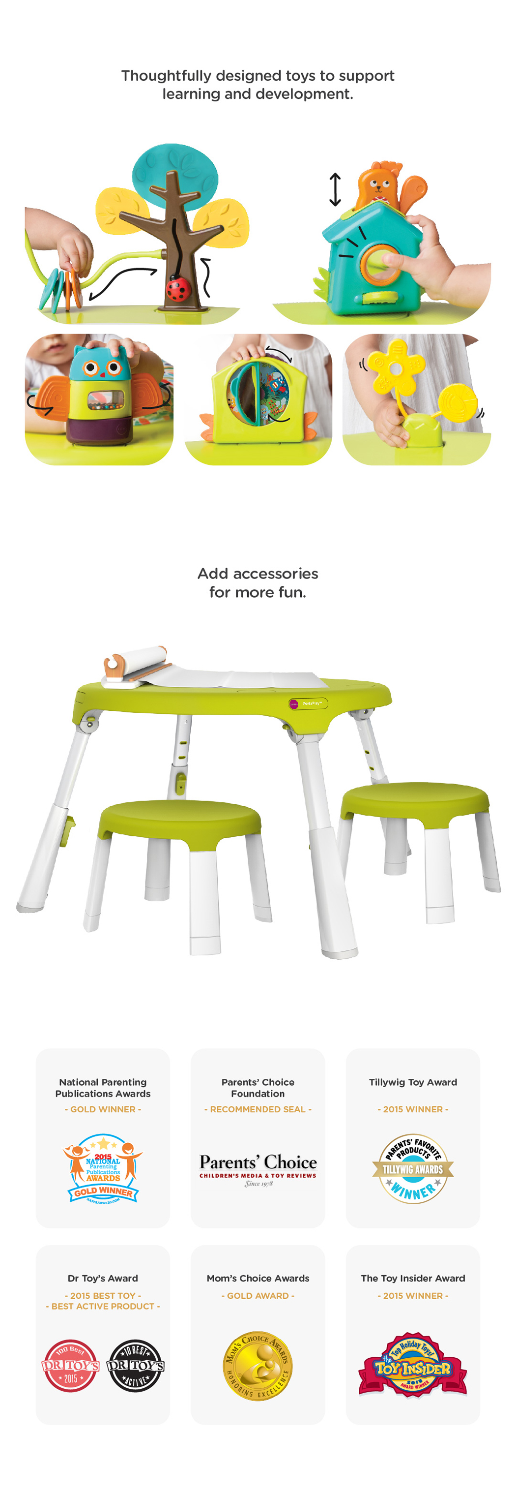 Oribel PortaPlay toy details